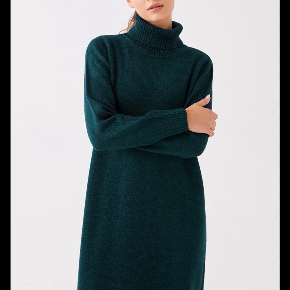 Marks & Spencer Green Long Sleeve Dress